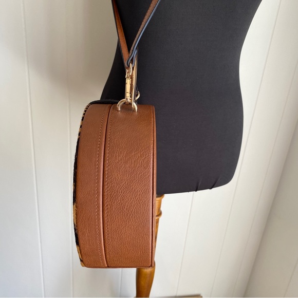 Dune London Women’s Crossbody with adjustable strap in Genuine Calf Hair/Leather - Picture 6 of 14